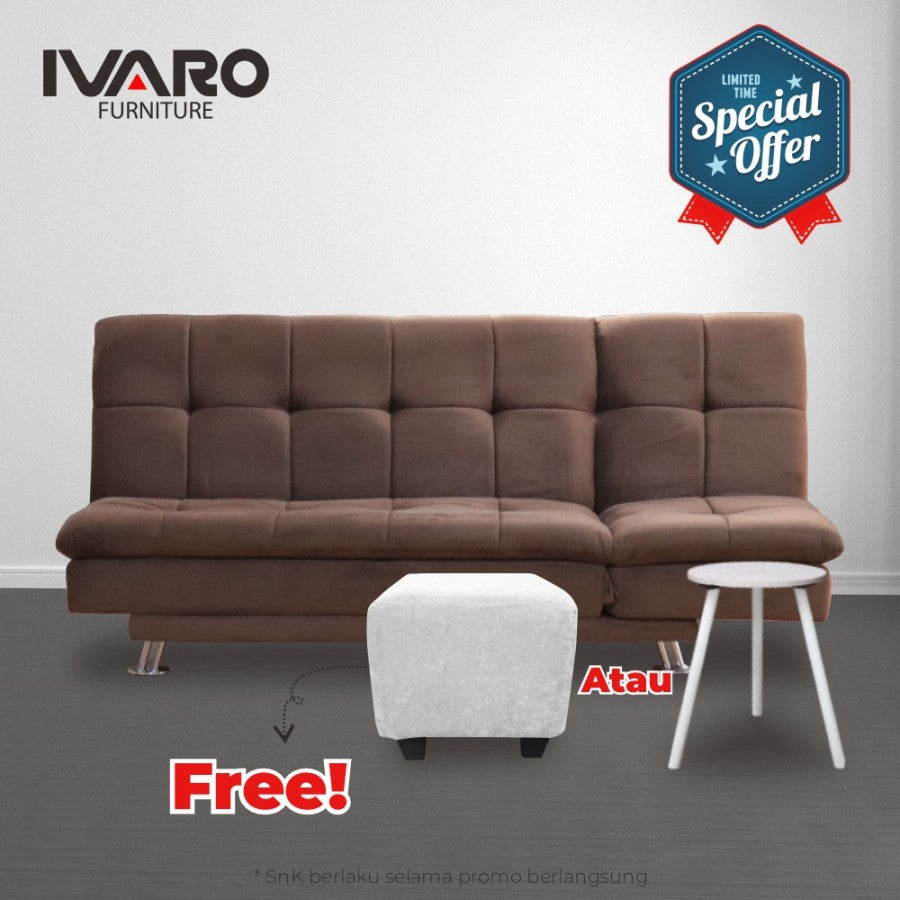 Sofa Bed / Sofa Tidur / Sofa Kasur /SofaBed / Reklening REMI IVARO