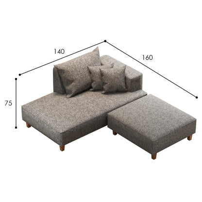 Sofa L /Sofa Sudut/Sofa L Minimalis/Kursi L /Sofa Tamu DARIAN IVARO