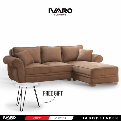 Sofa L /Sofa Sudut/Sofa L Minimalis/Kursi L /Sofa Tamu MOSS IVARO