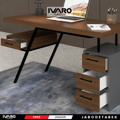 Meja Kerja/Office Table/ Meja Minimalis CAVAN IVARO