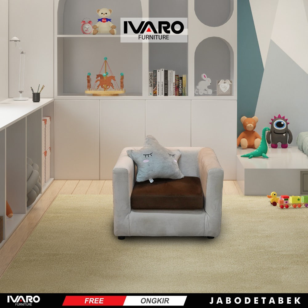 Sofa Seater / Kursi Anak / Sofa Minimalis Kamar anak Guina IVARO