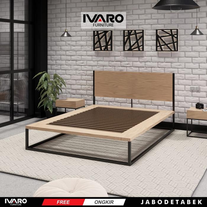 Full Set Divan Sandaran/Matras/SpringBed/Tidur/Plus Top QEELA IVARO - Full set Divan+Kasur, 100