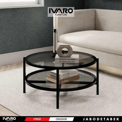 Ivaro Dira Coffe Table/ Meja Tamu/ Meja Sudut Minimalis