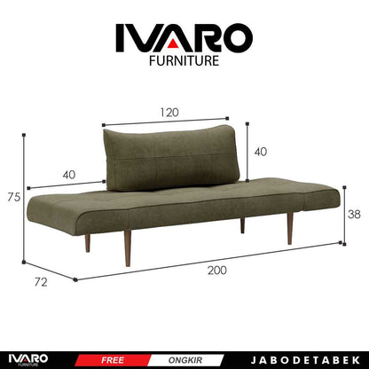 Sofa BED / Sofa Tidur / Sofa Kasur /SofaBed / Reklening LIME IVARO