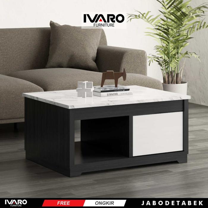 Ivaro Ghian Coffe Table/ Meja Tamu/ Meja Sudut Minimalis