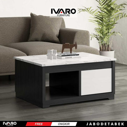 Ivaro Ghian Coffe Table/ Meja Tamu/ Meja Sudut Minimalis