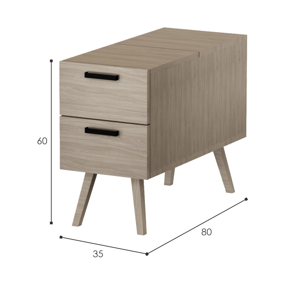 End Table/Nakas Penyimpanan/Laci Sudut /Nakas Minimalis CASSA IVARO