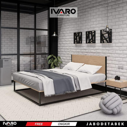 Full Set Divan Sandaran/Matras/SpringBed/Tidur/Plus Top QEELA IVARO - Full set Divan+Kasur, 100
