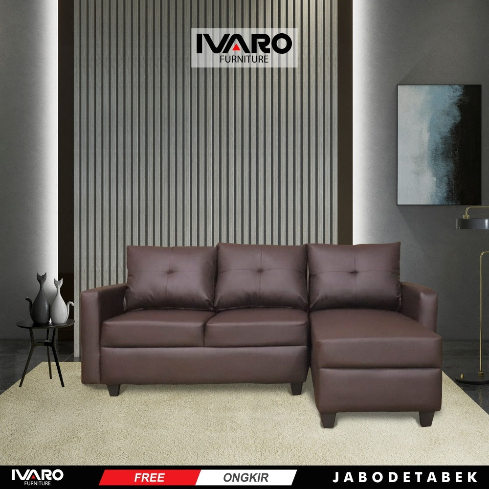 Sofa L /Sofa Sudut/Sofa L Minimalis/Kursi L /Sofa Tamu SENNOV IVARO