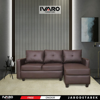 Sofa L /Sofa Sudut/Sofa L Minimalis/Kursi L /Sofa Tamu SENNOV IVARO