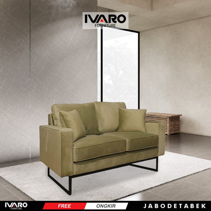 Sofa 3 Seater / Kursi Minimalis / Sofa Ruang Tamu WIKA IVARO