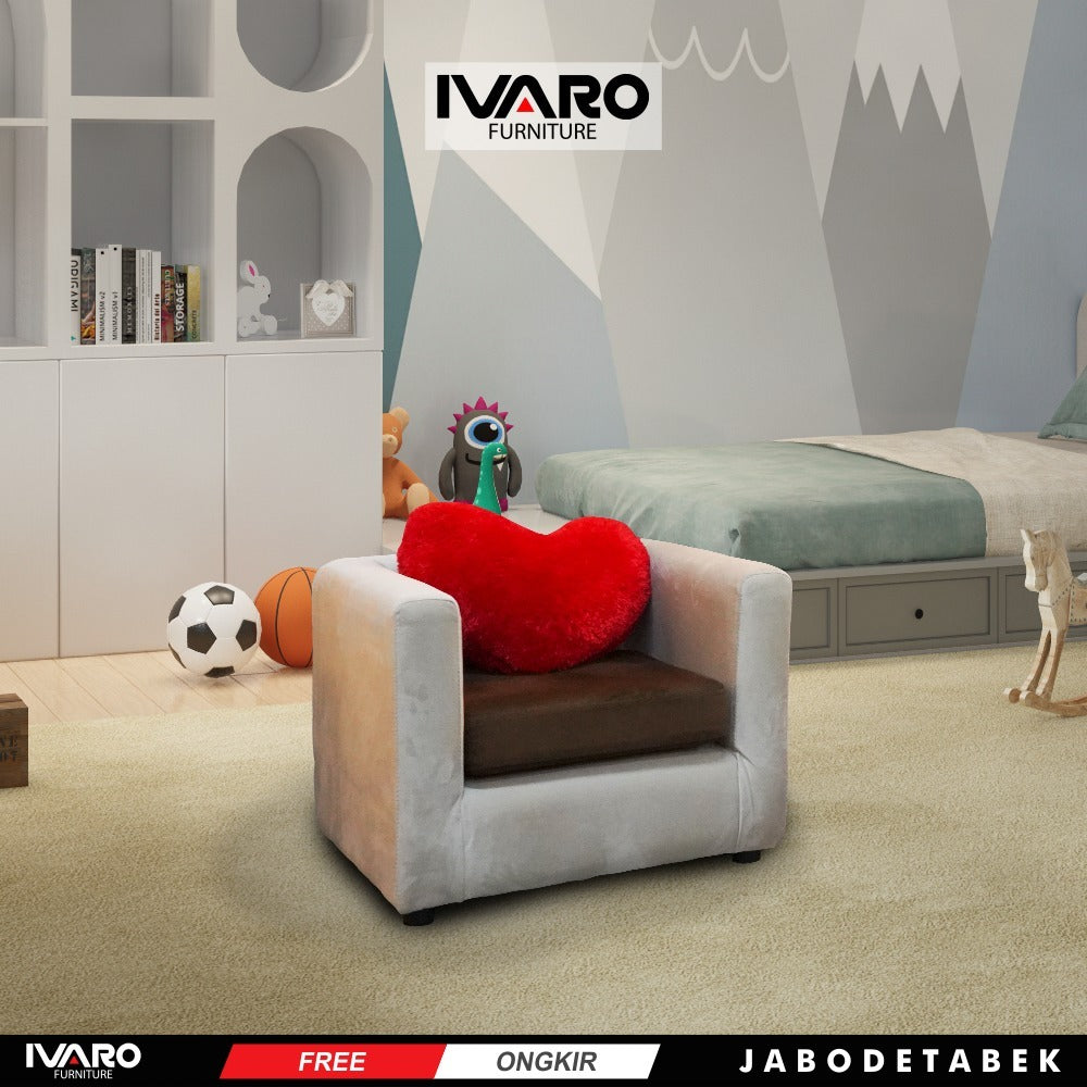 Sofa Seater / Kursi Anak / Sofa Minimalis Kamar anak Guina IVARO