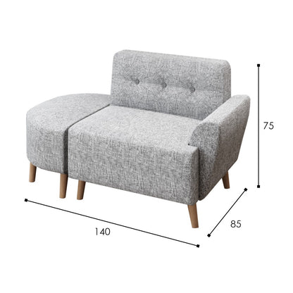 Sofa Seater / Single Chair / Kursi Minimalis / Sofa Ruang Tamu ASLEY IVARO