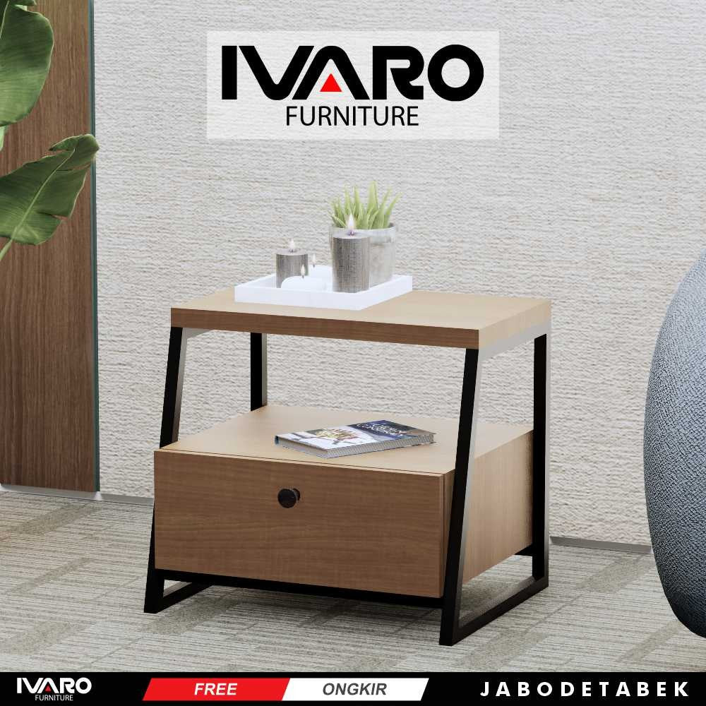 Nightstand/Nakas Penyimpanan/Laci Sudut /Nakas Minimalis RELOS IVARO