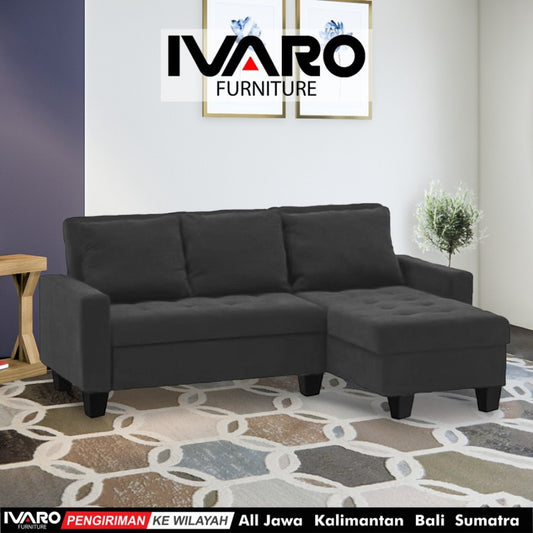 Sofa L /Sofa Sudut/Sofa L Minimalis/Kursi L /Sofa Tamu HANS IVARO