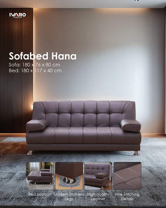 Sofa BED / Sofa Tidur / Sofa Kasur /SofaBed / Reklening HANA IVARO