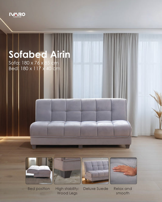 Sofa BED / Sofa Tidur / Sofa Kasur /SofaBed / Reklening AIRIN IVARO