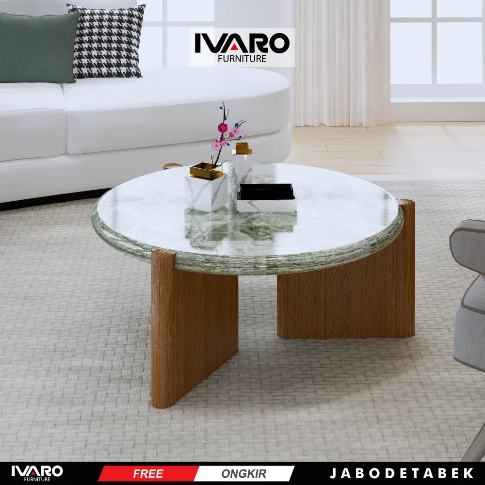 Marble Table/Meja Tamu/ Coffe Table/ Meja Minimalis CERRY IVARO