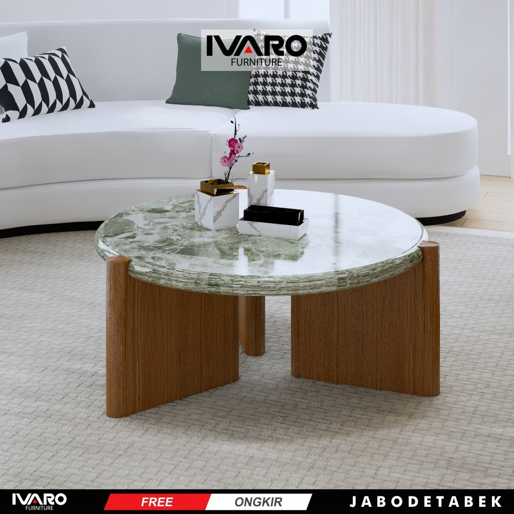 Marble Table/Meja Tamu/ Coffe Table/ Meja Minimalis CERRY IVARO