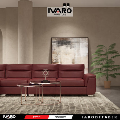 Sofa L /Sofa Minimalis/ Sofa Ruang Tamu Cizeta Ivaro