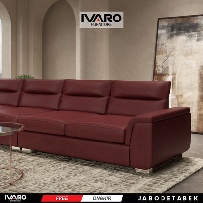 Sofa L /Sofa Minimalis/ Sofa Ruang Tamu Cizeta Ivaro