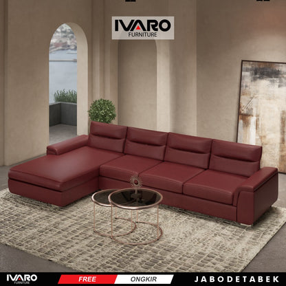 Sofa L /Sofa Minimalis/ Sofa Ruang Tamu Cizeta Ivaro