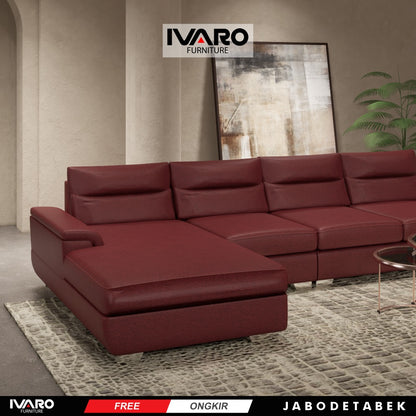 Sofa L /Sofa Minimalis/ Sofa Ruang Tamu Cizeta Ivaro