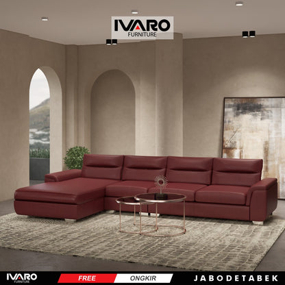 Sofa L /Sofa Minimalis/ Sofa Ruang Tamu Cizeta Ivaro