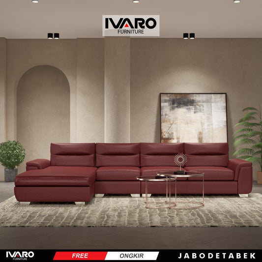 Sofa L /Sofa Minimalis/ Sofa Ruang Tamu Cizeta Ivaro