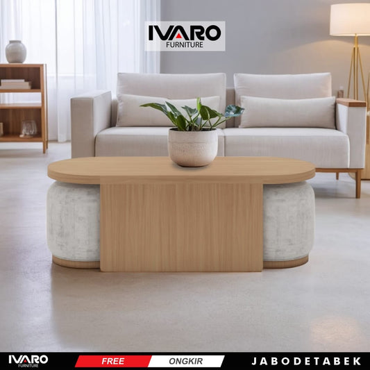 Meja Tamu/ Coffe Table/ Meja Sudut Minimalis REYMA IVARO