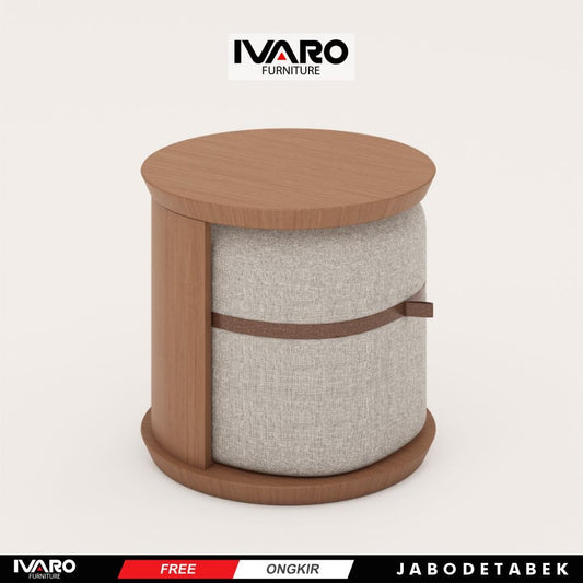 Ottoman / Kursi Sudut / Puff Minimalis / Stool FAMELO Ivaro