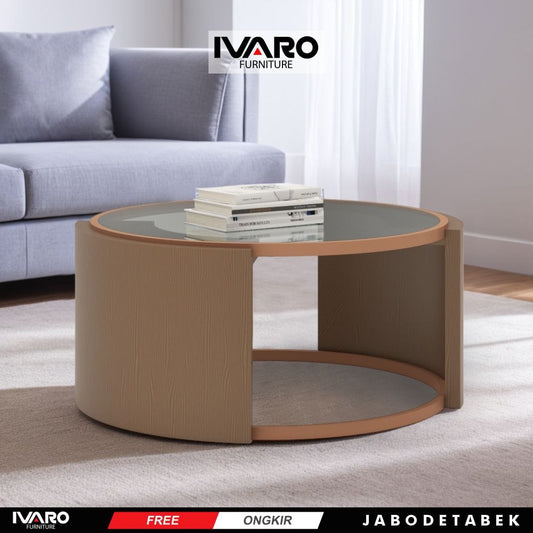 Meja Tamu/ Coffe Table/ Meja Sudut Minimalis Hairy Ivaro
