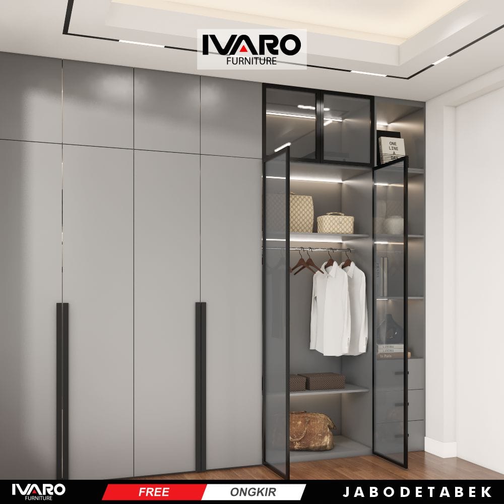 Lemari pakaian /Kabinet/Lemari Penyimpanan/Nakas/Lemari Kamar Renia Ivaro