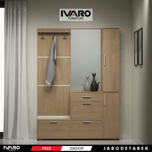 Ivaro Folly Rak Serbaguna/Rak Sepatu/Laci Penyimpanan/Nakas Minimalis