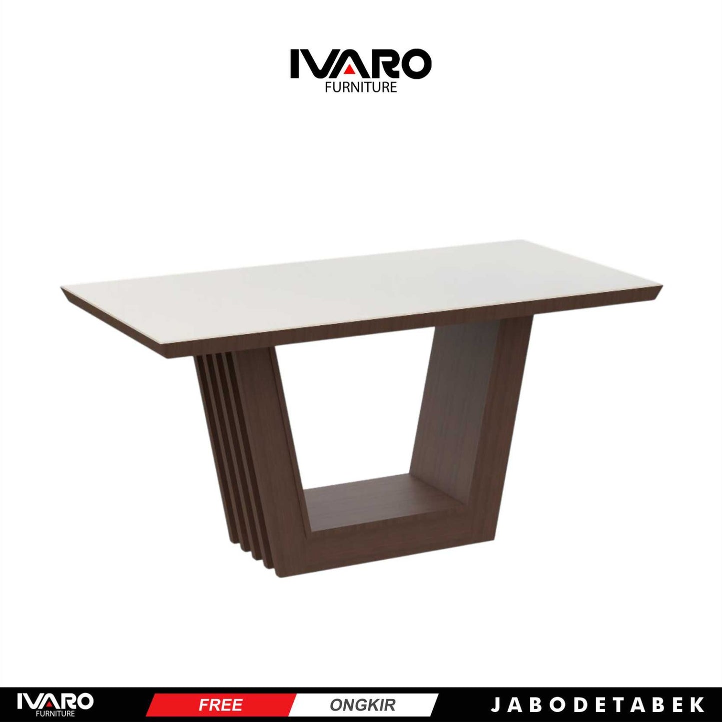 Ivaro Nicholas Meja Makan/Table/Meja Minimalis/Serbaguna