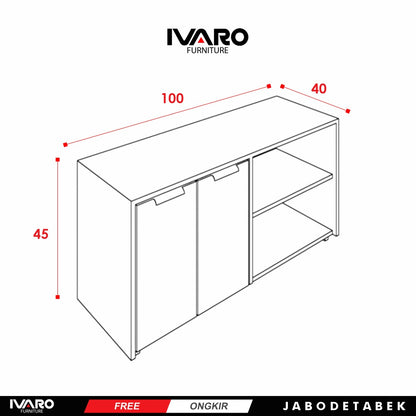 Ivaro Gavin Drawer /Rak Serbaguna /Laci Penyimpanan/ Lemari Minimalis