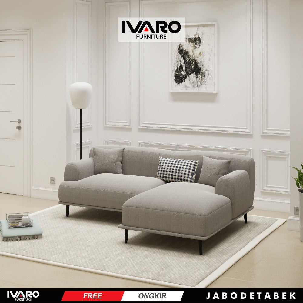 Ivaro Taylor Sofa L /Sofa Sudut/Sofa L Minimalis/Kursi L /Sofa Tamu