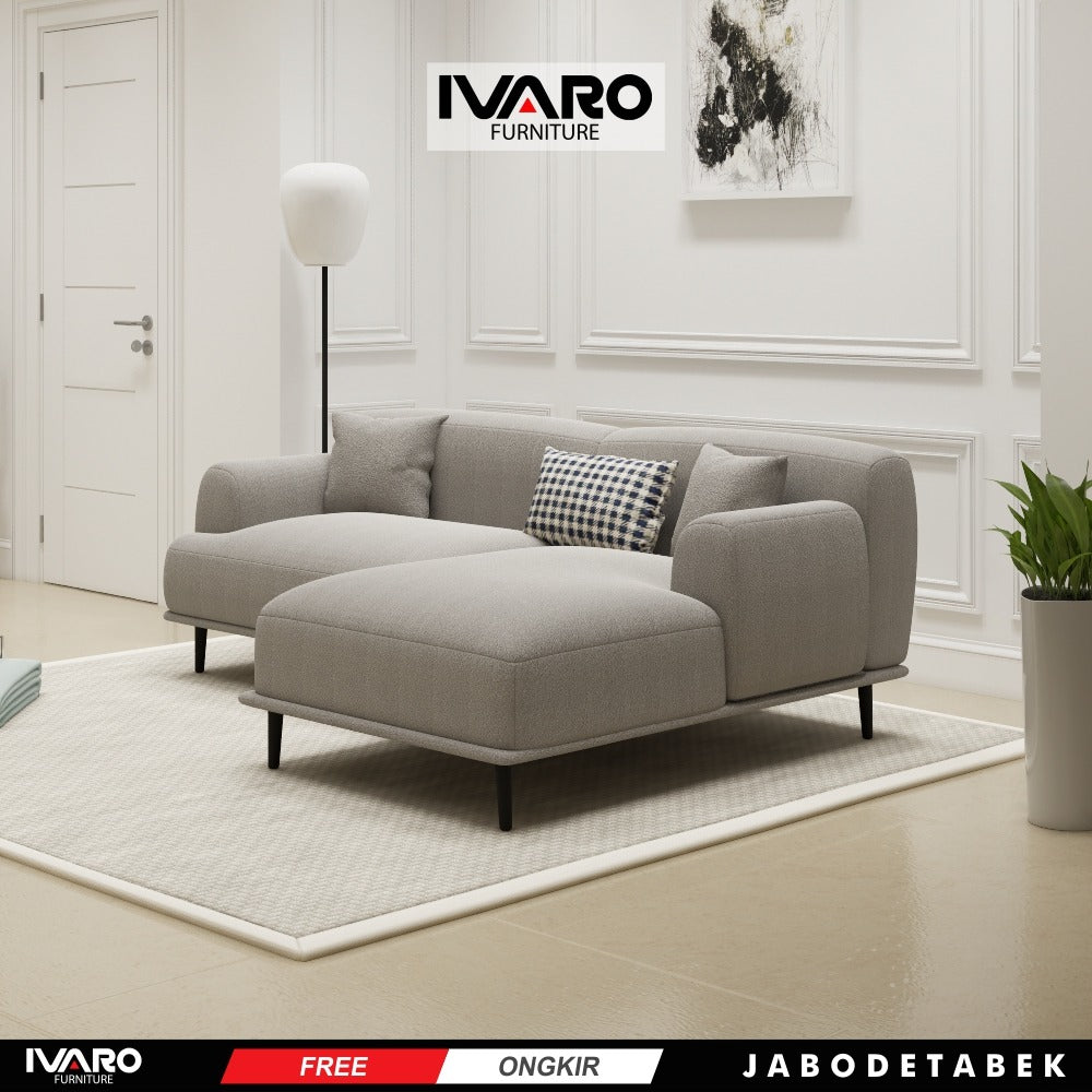 Ivaro Taylor Sofa L /Sofa Sudut/Sofa L Minimalis/Kursi L /Sofa Tamu