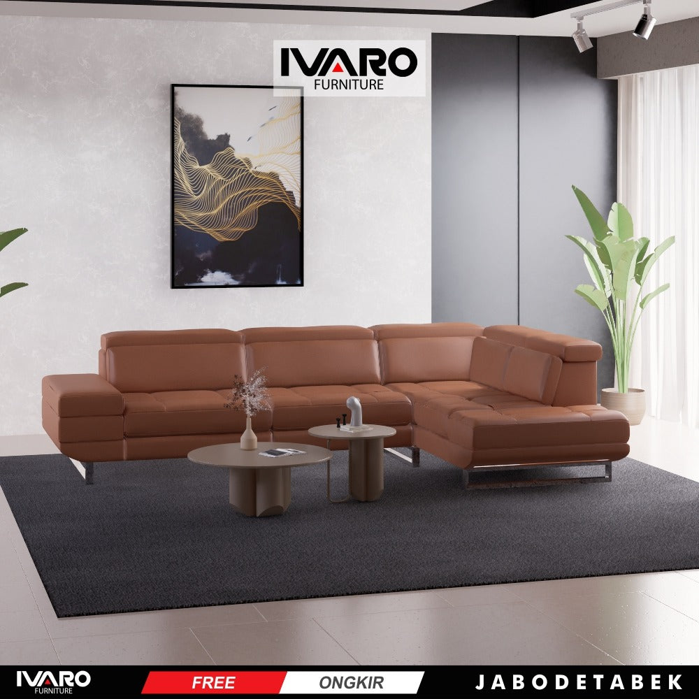 Ivaro Jennifer Sofa L /Sofa Sudut/Sofa L Minimalis/Kursi L /Sofa Tamu