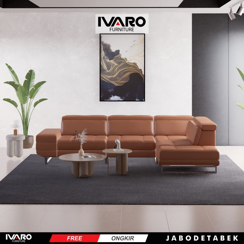 Ivaro Jennifer Sofa L /Sofa Sudut/Sofa L Minimalis/Kursi L /Sofa Tamu