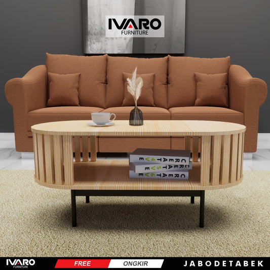 Ivaro Olaf Coffe Table/ Meja Tamu/ Meja Sudut Minimalis