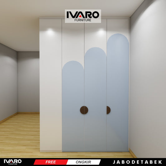 Ivaro Hans Lemari Pakaian /Kabinet/Lemari Penyimpanan/Lemari Kamar