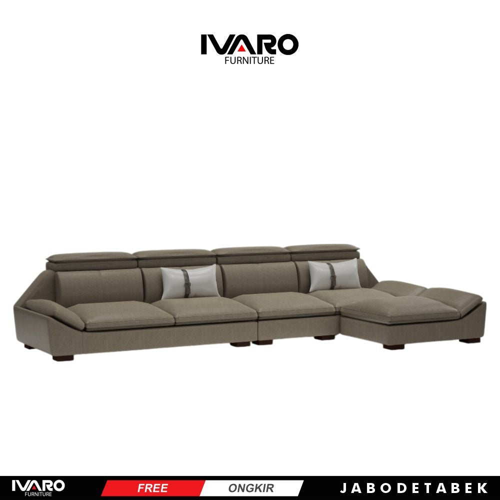 Ivaro Alice Sofa L /Sofa Sudut/Sofa L Minimalis/Kursi L /Sofa Tamu