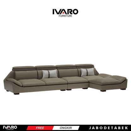 Ivaro Alice Sofa L /Sofa Sudut/Sofa L Minimalis/Kursi L /Sofa Tamu