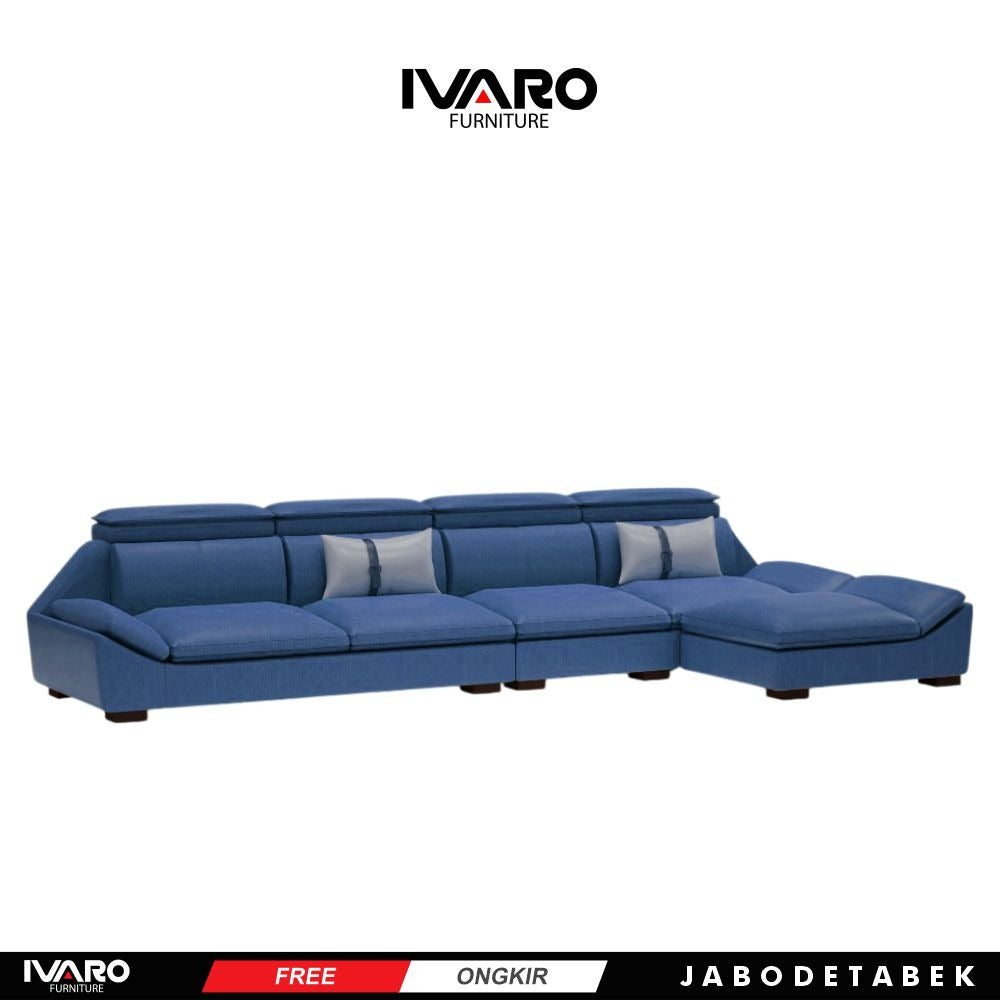 Ivaro Alice Sofa L /Sofa Sudut/Sofa L Minimalis/Kursi L /Sofa Tamu