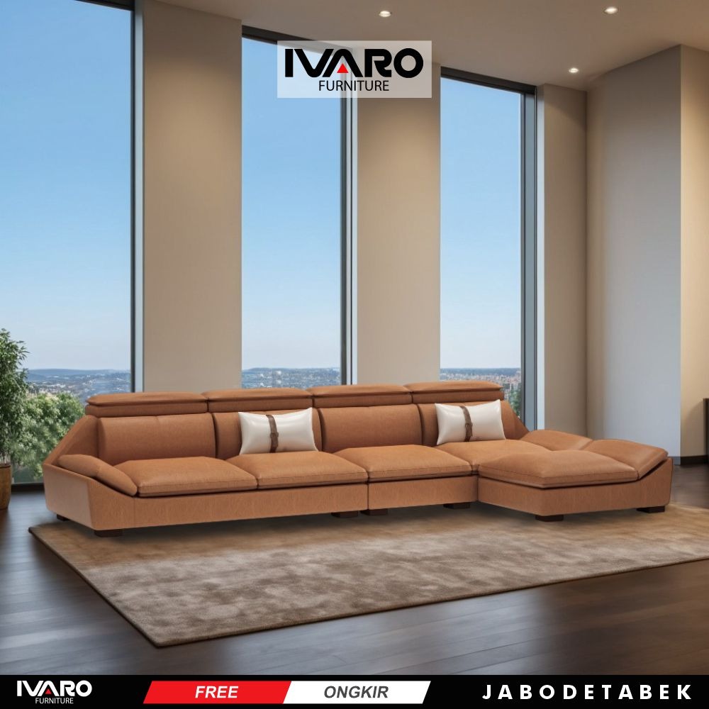 Ivaro Alice Sofa L /Sofa Sudut/Sofa L Minimalis/Kursi L /Sofa Tamu