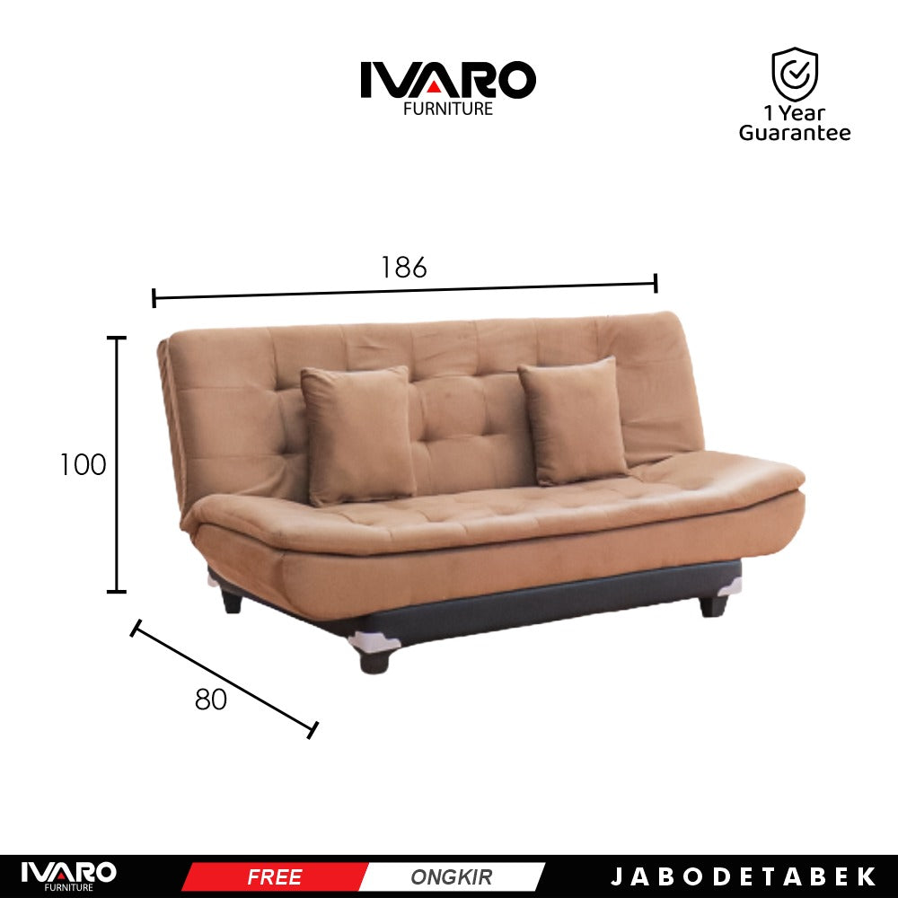 Sofa BED / Sofa Tidur / Sofa Kasur /SofaBed / Reklening NALA IVARO