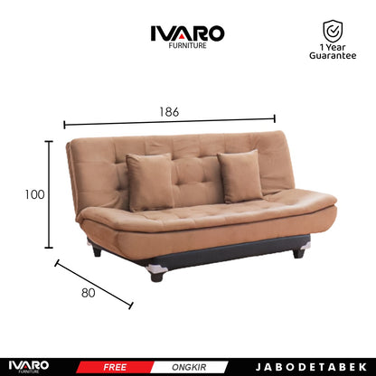 Sofa BED / Sofa Tidur / Sofa Kasur /SofaBed / Reklening NALA IVARO