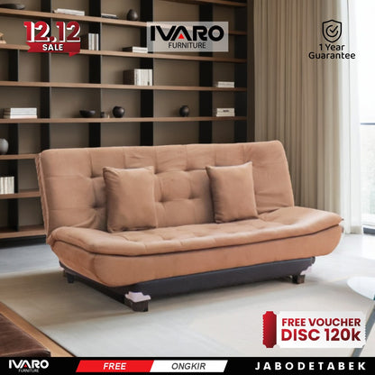 Sofa BED / Sofa Tidur / Sofa Kasur /SofaBed / Reklening NALA IVARO