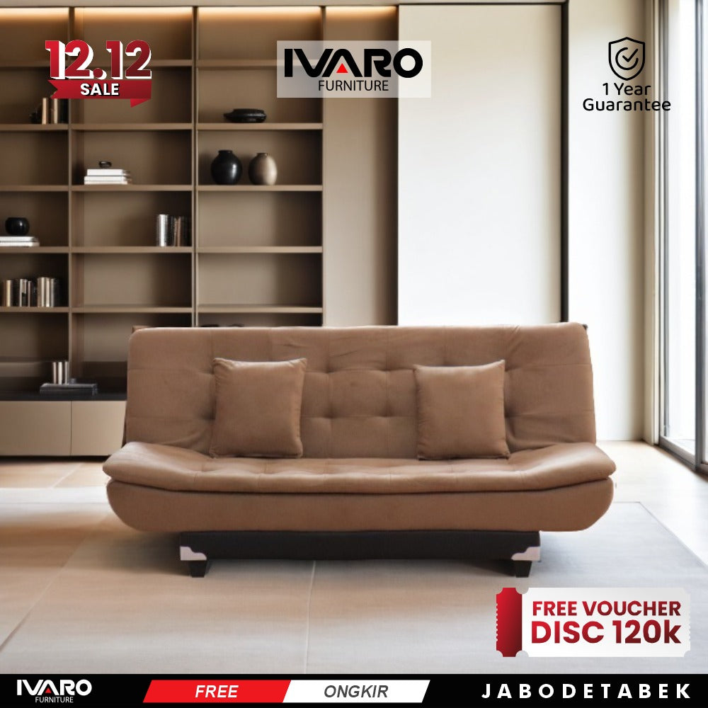 Sofa BED / Sofa Tidur / Sofa Kasur /SofaBed / Reklening NALA IVARO